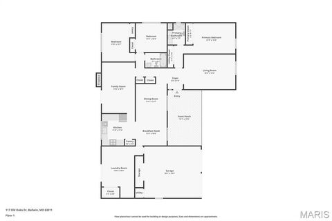 Tiny photo for 117 Old Oaks Drive, Ballwin, MO 63011 (MLS # 25076670)