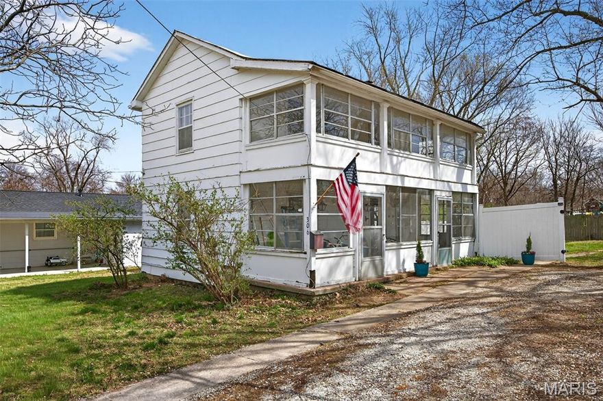 Opportunity awaits in the heart of Wentzville! This historic 2-story home sits on a spacious lot and is full of character, charm, and potential. Featuring classic details like double front doors, enclosed sun porches, main floor laundry, generous living spaces, and a great backyard, this property is ready for someone to bring it back to life.

This home is being sold as-is and will require repairs and updates, making it a great opportunity for investors, rehabbers, or buyers looking to build equity. With the right vision, this could truly be something special. **Fireplace is functional. Bricks are currently placed in front as a precaution from prior wasp activity and can easily be removed. Showings start 3/27**