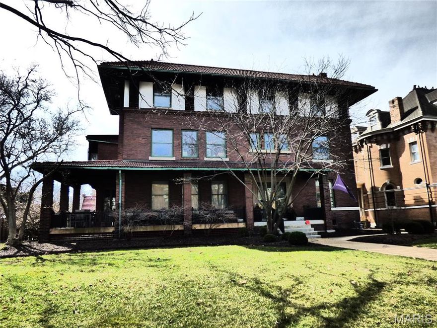 Welcome to the Gardner Mansion--built in 1908 with 13BR/4Ba and over 7,000 ft2 of space on just under a half acre of land. Located in the heart of the CWE and only 2 blocks from Forest Park. 

The building is currently used for office space but could also be renovated back to a home for a large family. Many of the original high-end architectural features are preserved and in good condition. The back yard has a parking lot and beyond that is a 2BR/1Ba coach-house with galley kitchen. The building is zoned commercial and residential, so there are many options--including live/work.

Showings allowed M-F after 5:30 pm or weekends.