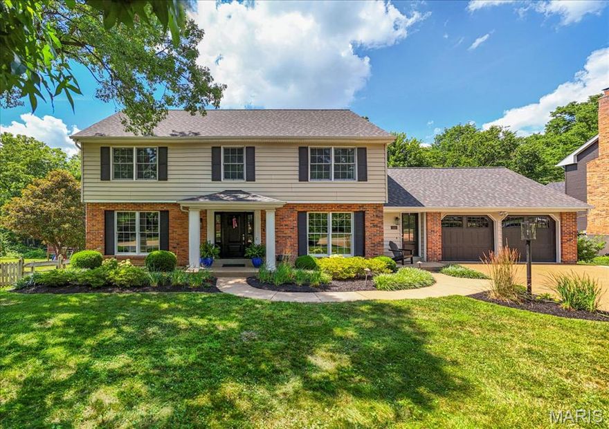 Located in one of Webster Groves’ best neighborhoods, 1353 Webster Path Dr. is the perfect blend of space, style, and functionality. This 4 br/3.5 bath home enjoyed a thorough renovation by Agape Construction in 2021 with an eye towards reducing maintenance while creating a gorgeous updated and sophisticated aesthetic. The curb appeal is undeniable—classic brick facade and a welcoming covered entry. Inside, an open floor plan connects generous living and dining spaces to a show-stopping kitchen. Custom white cabinetry, quartz countertops, and a large center island will have you ready for every occasion. The family room features a cozy fireplace and great natural light, while the finished lower level adds even more versatility. And wait until you see these incredible outdoor spaces! The covered deck might just be the best "room" in the house while the traditional deck looks over the back yard. This is the kind of home that rarely hits the market so don’t wait to come see for yourself!