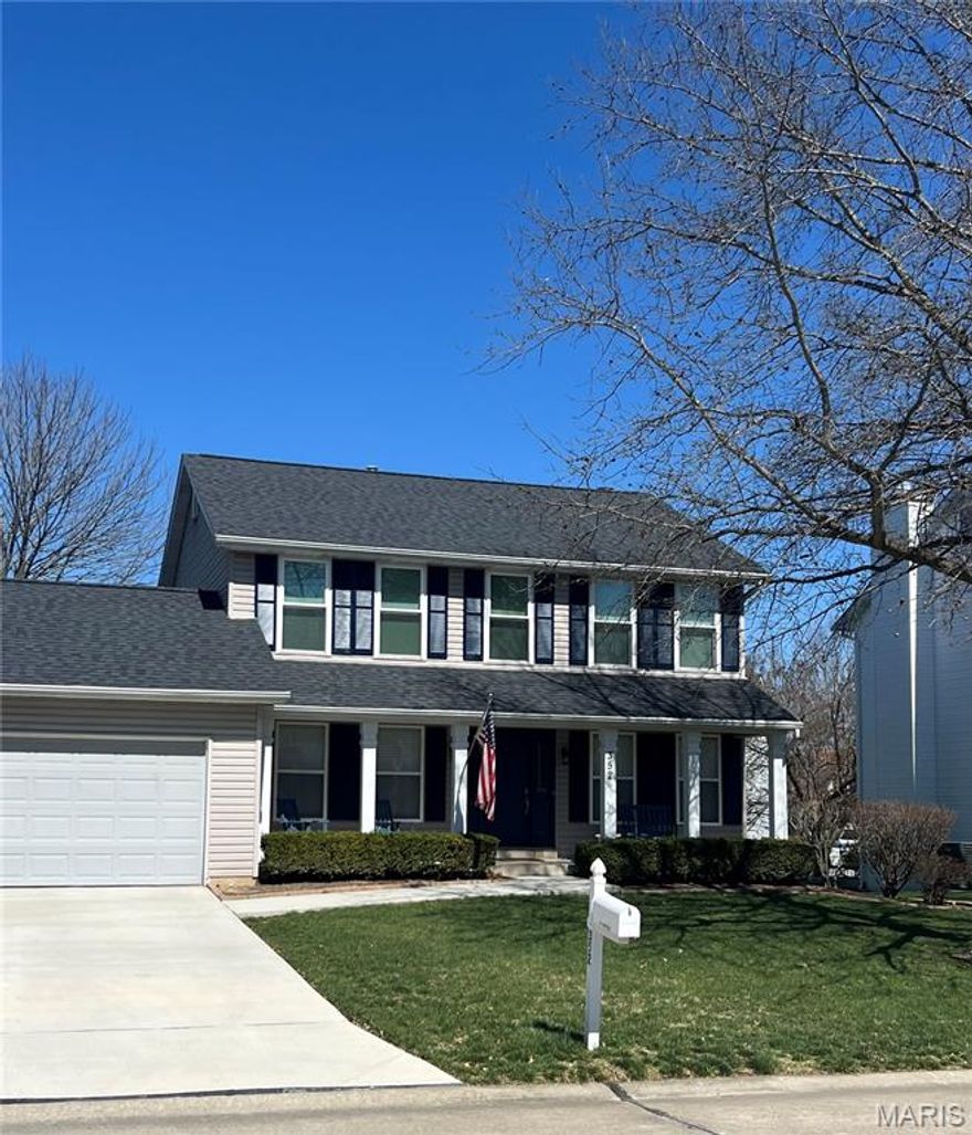 Step into this beautifully updated two-story home, ready for you to move in and start enjoying life! You'll love the access to the fantastic community amenities of clubhouse, sparkling pool, and tennis courts, all within walking distance. With four spacious bedrooms, two and a half bathrooms, a formal living room for entertaining, and a cozy family room with a woodburning fireplace, this property offers both comfort and style. Gorgeous hardwood floors, fresh laminate in select areas, an unfinished lower level with rough-in plumbing, newer appliances, a recently replaced roof, brand-new carpet, select new flooring, granite countertops, and an oversized garage all add to the appeal not to mention the fenced backyard with a gazebo. Conveniently located.  Please see the Feature Sheet of all the upgrades and improvements! Hurry to make this your ideal place to call home.