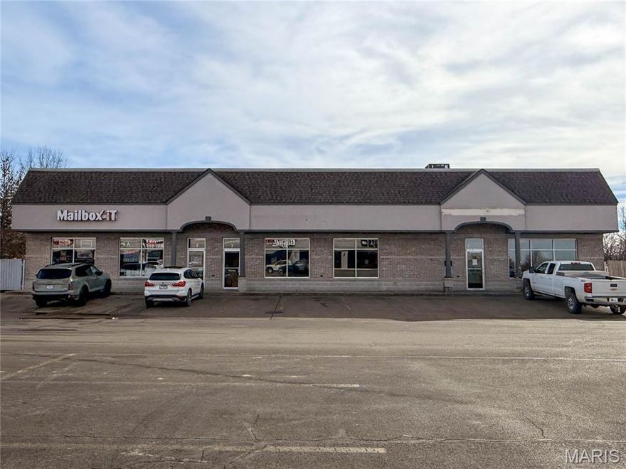 This commercial property on approximately 0.3 m/l acres features three units, offering a mix of leased and available space. Unit 1 is 1,755 SF m/l with a kitchen area, walk-in freezer, and two bathrooms (market rent $2,195/mo). Unit 2 is 600 SF m/l (market rent $650/mo), and Unit 3 is 1,600 SF m/l (market rent $2,000/mo). Ideal for food service, retail, or office use, the property is surrounded by big-box retailers, restaurants, and other businesses, providing excellent visibility, accessibility, and a prime location for continued investment.