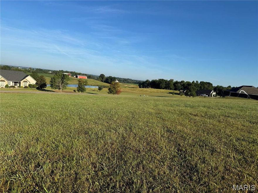 Beautiful 1.55-acre residential lot located in the desirable Saddlebrooke Ridge subdivision in Jackson, MO. This property offers scenic views and multiple potential building sites, providing flexibility for designing your ideal home. Enjoy the peaceful setting while still being conveniently located near Jackson amenities. Subdivision restrictions apply. Agent owned.