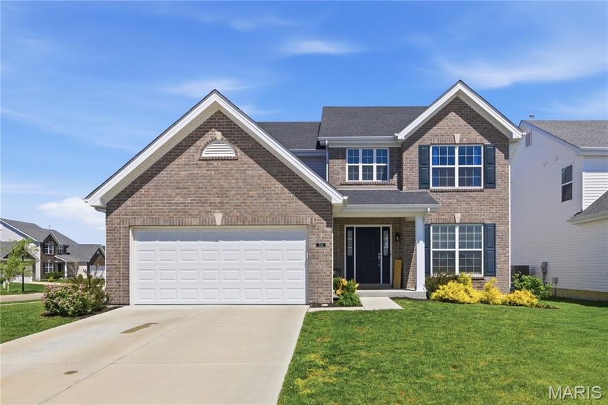 Welcome home to this spacious 4 bedroom 2.5 bath gem in desirable Charlestown Place. Perfectly positioned on a corner lot near the park, lake, and new schools, this home combines location and lifestyle. 
Enjoy peace of mind with a double HVAC system for efficient year-round comfort and stylish, low maintenance LVP flooring throughout the main living areas. The luxury master bathroom offers a true retreat with upscale finishes your love coming home to.
Inside you'll find an eat in breakfast area for casual mornings and a walk-out patio that opens to the fenced yard, ideal for entertaining or relaxing. The partially finished basement offers tons of extra potential with a rough-in for a future bathroom and an egress window already in place for a 5th bedroom or office. 

Seller is *not* including refrigerator, washer, or dryer in sale.