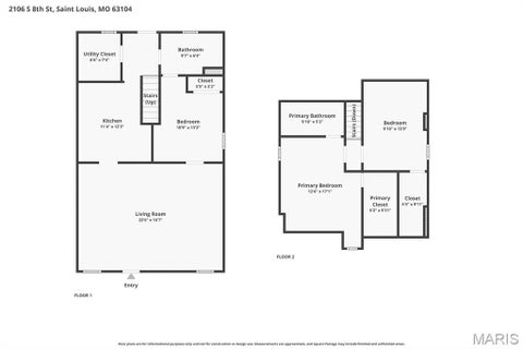 Tiny photo for 2106 S 8th Street, St Louis, MO 63104 (MLS # 26058621)