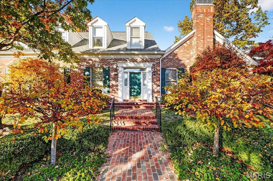 Located between Ladue and Clayton, this gracious home offers large light filled rooms for formal and informal living paired with quaint private outdoor spaces with just the right amount of space to enjoy those sunny days and breezy evenings.  A 2 story entry with commanding staircase sets a tone that is both gracious and sophisticated.  This sought after floorplan highlights a large main floor primary suite with his/her closets, an updated kitchen with high end appliances and custom Rutt cabinetry and main floor laundry.  A wet bar is located smartly between the dining room and kitchen for easy entertaining.  A cozy family room/den with fireplace, custom built ins and 2 French doors step out to the second private courtyard.  A guest powder room completes the main floor.  Upstairs you will find 2 large bedrms and large double vanity bath.  The unfinished lower level offers the opportunity for even more living space if desired and tons of storage space.   The HOA maintains grass cutting and snow removal of common areas as well as each home.  A 2 car attached garage and more.