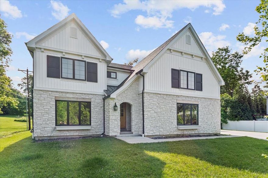 1606 Fawnvalley Dr. is a fabulous opportunity to move right in to a 3-year old home in a premium Des Peres location. Built by Boulevard Custom Homes, this property has a long list of quality features. The main level includes a gorgeous kitchen, with a “double island”, high end appliances and perfect orientation to the large living spaces. The great room showcases big, beautiful windows, boxed beams across the 10’ ceiling, built-in shelving and a gas fireplace.  Hardwood flooring continues through the main floor master bedroom, complete with a luxurious ensuite bath. The second floor offers 3 full baths PLUS a bonus room along with 2 full bathrooms, one a jack-and-jill and the other off the hall. The 1,240 sq. ft. finished lower level brings the total living area to 4,854 sq. ft., with a 5th bedroom, 4th full bathroom, and tons of unfinished storage space. And don’t miss this screened porch! It’s the perfect place to enjoy the privacy of the fenced backyard.