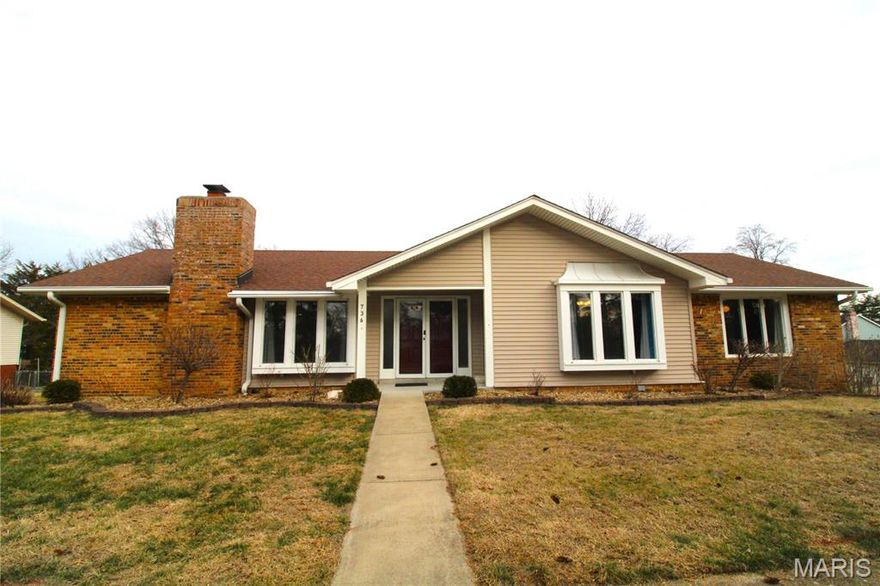 Good credit a MUST | Hurry - Will NOT last | Ranch Home - Almost 2,600 Sq. Ft. of living area, 5 Bed, 2 Full Bath, Gourmet Kitchen, Deck w/ stairs, Finished Basement w/ Walk-Out, Rear Entry Garage, Long Driveway with plenty of parking

Welcome to this one of kind ranch home with beautiful brick elevation. Enter through the dual door into the foyer with formal living room with a fireplace on the left and and an expansive family room straight ahead. Most of the main level has beautiful hardwood flooring. There is a formal dining room between the family room and the gourmet kitchen with 42" cabinets, granite counter tops, center island breakfast bar, slide out cabinet trays, Stainless appliances, gas cooktop, dedicated pantry.  Freshly painted deck is just off of the kitchen has stairs to get to the yard.
There are 4 bedrooms on the main level and conveniently located hall bath. Master suite is expansive with an attached bath and a walk-in closet. Basement has another bedroom, large living area. Access into the house from the rear entry garage is through the basement.  HVAC system is very efficient. There is plenty of parking on the driveway. Washer and Dryer are included.