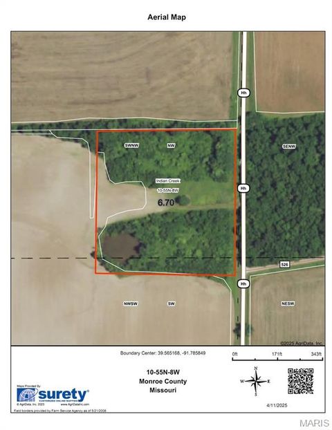 Tiny photo for 6 Route HH, Stoutsville, MO 65283 (MLS # 26016945)