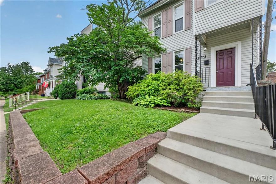 Nestled just steps from the lush greenery of Tower Grove Park, this beautifully renovated 5-bedroom, 3-bath home blends historic charm with modern comfort. The main level features a bright, open layout with a spacious living room, formal dining area, and an open kitchen boasting concrete countertops. Right off the kitchen, you will find a full walk-through pantry with floor to ceiling shelving and storage, that leads into the laundry room.  A versatile back room can be used as a playroom, office, guest space, art studio, or whatever your heart desires. From the beautiful additional back room, you can exit into the perfectly sized, fenced in yard with patio and flag stone walk to firepit. 2 parking spaces in back.  
Upstairs, the large primary suite offers a peaceful retreat with an en-suite bathroom and generous closet space. Three additional bedrooms complete the second floor, along with a full bathroom.  The third floor features the large fifth bedroom with ample windows and flexible space to make it your own.
Walk to local favorites, coffee shops, farmers markets, and the park itself—this home captures the best of historic Tower Grove living in one of St. Louis’s most vibrant neighborhoods.