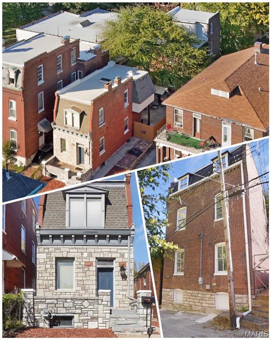 TWO Homes - ONE Loan - ONE Lot - ENDLESS POSSIBILITIES! (Yes, that did need to be in all caps) Welcome to this truly rare find! 923 Withnell is tucked into a charming pocket of the Soulard neighborhood where you can enjoy being a patron to the walkable local establishments *without* having those patrons walking in your yard!  Crazy, right?! And that’s not even the rare part! This property features TWO SEPARATE homes on one lot.  Both have 2 bedrooms, 1 1/2 bathrooms, and private entrances. 
~The Front House~ 
A classic Soulard gem, built in 1889, covered in original brick & stone (inside and out) and updated with unique features like a spiral staircase and a lofted 2nd floor.  Recently painted with strong bones and endless potential!  

BUT WAIT, THERE'S MORE!

~The Rear House~
15 years old on the inside - and exquisitely historic on the outside, This FULLY renovated home is a perfect home, crash-pad, or an instant income generator!  With three full stories, multiple living areas, and tons of storage, you won’t be sacrificing a thing being the “rear property”!  

Between the two lovelies, you’ll find a fully gated, low-maintenance courtyard which is a perfect shared outdoor space for pets, plants, or simply sipping that cold one you got at the Brewery next door.
  
So - If you've been waiting for a beautiful home (or two) and an EXTREMELY rare opportunity - Here's your Sign! :)