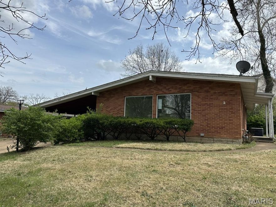 Check out this classic brick ranch in Crestvale!  Sun-drenched 1960 mid-century gem at 520 Bahia Dr offers 3 spacious bedrooms, 2 full baths, and 1,319 sq ft of effortless single-story living plus a full basement ready for your vision. Solid brick exterior, convenient carport, and a generous lot on this quiet tree-lined street make it ideal for easy living and backyard fun. Prime Rock Hill location in the Webster Groves School District—walk to parks, minutes to shops and highways. Timeless charm meets everyday comfort!