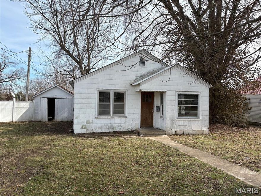 Property is located in Houston, MO. Great opportunity for a rehab or flip project. Spacious backyard. Seller financing is available. Sold AS IS. Broker has ownership interest in the property.