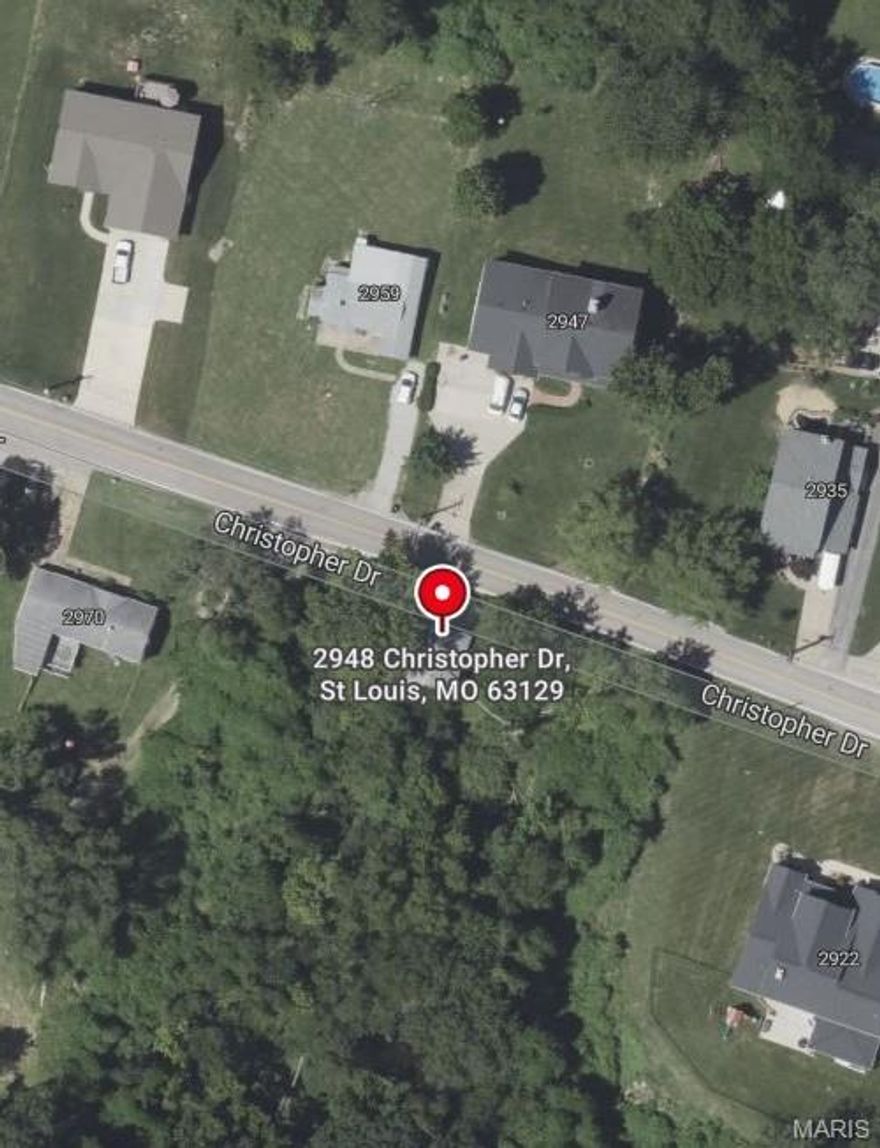 Discover a rare one-acre opportunity in the highly sought-after Mehlville School District! This spacious 1.1-acre private wooded lot comes complete with existing utilities—public water, septic, public gas, and electric already on site—offering an ideal foundation for your next build or investment project. A current home sits on the property and is being sold as-is. No interior showings will be permitted. Whether you’re looking to renovate, rebuild, or develop, this property provides exceptional potential in a convenient South County location close to shopping, dining, and major highways. Bring your vision and make this unique property your own!