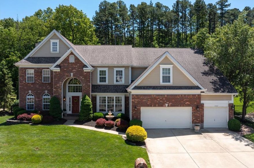 Welcome to this beautifully appointed home offering 5,500+sf of sophisticated living space, abundant natural light & timeless details. From the moment you step into the dramatic two-story entryway, you'll be impressed by the gleaming hardwood floors & refined touches including crown molding, bay windows, half-round transoms, BI bookshelves & recessed lighting. The main level is designed for both everyday comfort & elegant entertaining, featuring a great rm & a hearth rm—each with its own gas fireplace. The spacious eat-in kitchen is a chef’s dream, boasting crisp white cabinets, granite counters, ss appl, a WI pantry & a large center island w/breakfast bar. A convenient MF laundry room & drop zone add everyday functionality. Upstairs, the expansive primary suite offers a peaceful retreat, complete w/a large WI closet & a lux bath featuring a double vanity, whirlpool tub & separate shower. The upper level also includes a secondary family room/loft area, bdrm #2 w/ensuite bath and bedrooms #3 & #4 sharing a Jack-and-Jill bath—each with its own WI closet. The finished LL expands your living options w/a media rm, game rm, home gym, full bath & an additional sleeping rm w/a WI closet, plus generous storage. Step outside to enjoy your private oasis, featuring a heated saltwater pool, serene pond views from the upper terrace & professionally landscaped grounds—perfect for relaxing or entertaining in style. The 3 car garage w/220 plug & sprinkler system are a few of the extra perks