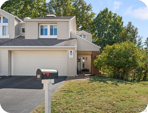 Photo of 35 Ridgeview Circle Court, Ballwin, MO 63021 (MLS # 25075694)