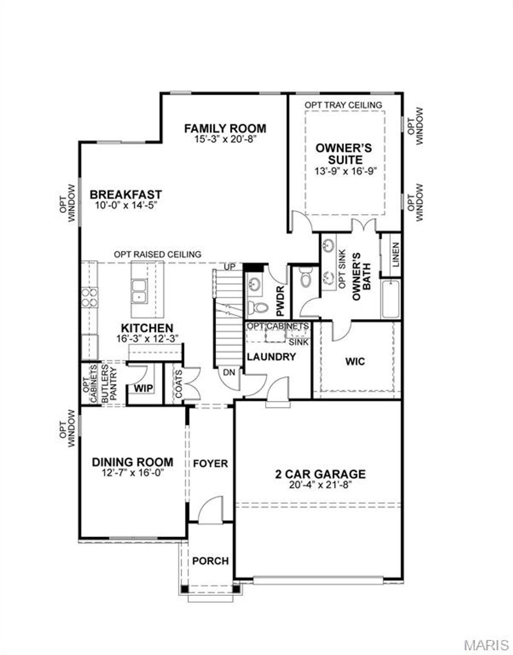 Photo of 1 Madison 2 Car at The Reserve at Wildwood, Wildwood, MO 63040 (MLS # 26019483)