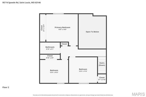 Tiny photo for 957 N Spoede Road, Creve Coeur, MO 63146 (MLS # 26013944)