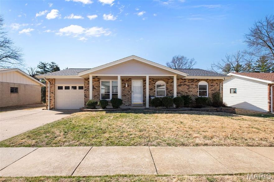 Welcome home to 1418 Bradington Dr, a well-maintained 3-bedroom, 2.5-bath ranch in the highly sought-after Rockwood School District! This home perfectly balances modern comfort with everyday convenience. The main level features a bright, open floor plan with three spacious bedrooms and two full baths. Downstairs, you’ll find a charming finished walk-out basement - complete with flexible living space and an additional half-bath. Step outside to your expansive private backyard - perfect for entertaining or relaxing. Located just minutes from Interstate 44 with close proximity to amenities, shopping, and dining, all while being tucked away in a quiet, established neighborhood. Don’t miss this ideal blend of comfort, convenience, and value.