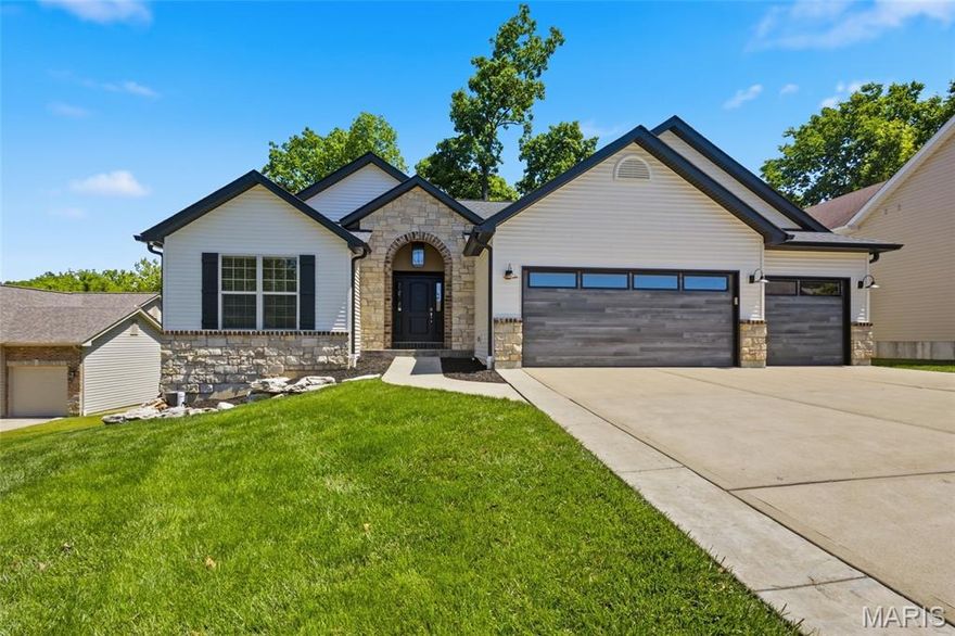 Welcome to 1128 Patsy Lane — a beautifully updated 5-bedroom, 3-bath home offering space, comfort, and incredible functionality! From the moment you arrive, you’ll notice the impressive curb appeal with new siding, new garage doors, new roof, and new gutters already completed for peace of mind. Inside, the open floor plan creates a warm and inviting atmosphere perfect for everyday living and entertaining alike.   The spacious kitchen flows seamlessly into the main living area, while the finished walkout basement offers a full second kitchen — ideal for multi-generational living, entertaining guests, or creating the ultimate recreation space. Convenience abounds with main floor laundry plus an additional laundry hookup in the basement.
Step outside to enjoy the private backyard featuring a deck and wooded backdrop that provides a peaceful setting to relax and unwind. Additional updates throughout the home, including a new HVAC system, make this property truly move-in ready.   Located close to shopping, dining, and everyday amenities, this home checks all the boxes — plus a spacious 3-car garage!!! Don’t miss your chance to own this incredible property — schedule your private showing today!
