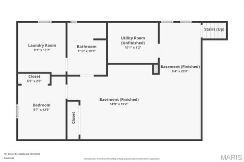 Tiny photo for 101 Sunset Drive, Hazelwood, MO 63042 (MLS # 26059095)