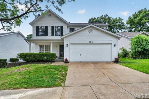 Photo of 416 Johanna Place Drive, Ballwin, MO 63021 (MLS # 26029898)
