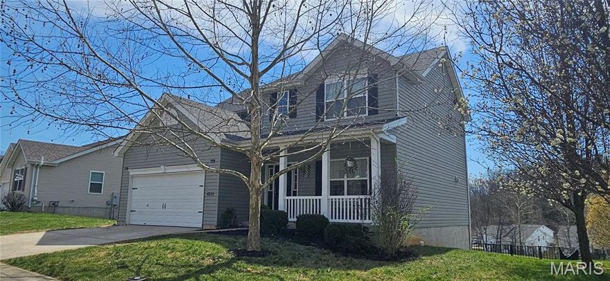 Welcome to this well maintained home in a great school district.  New floors in main areas along with newly refinished main entry steps.  Master with oversized tub, walk in shower, double vanities, with large walk in primary closet.  Unfinished walkout basement.  Beautiful aluminum fenced in large backyard, with amazing views off back deck.  Don't miss your chance at this rare listing in a great neighborhood.