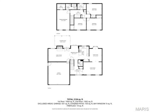 Tiny photo for 1392 Justerini Drive, Ballwin, MO 63011 (MLS # 26058882)