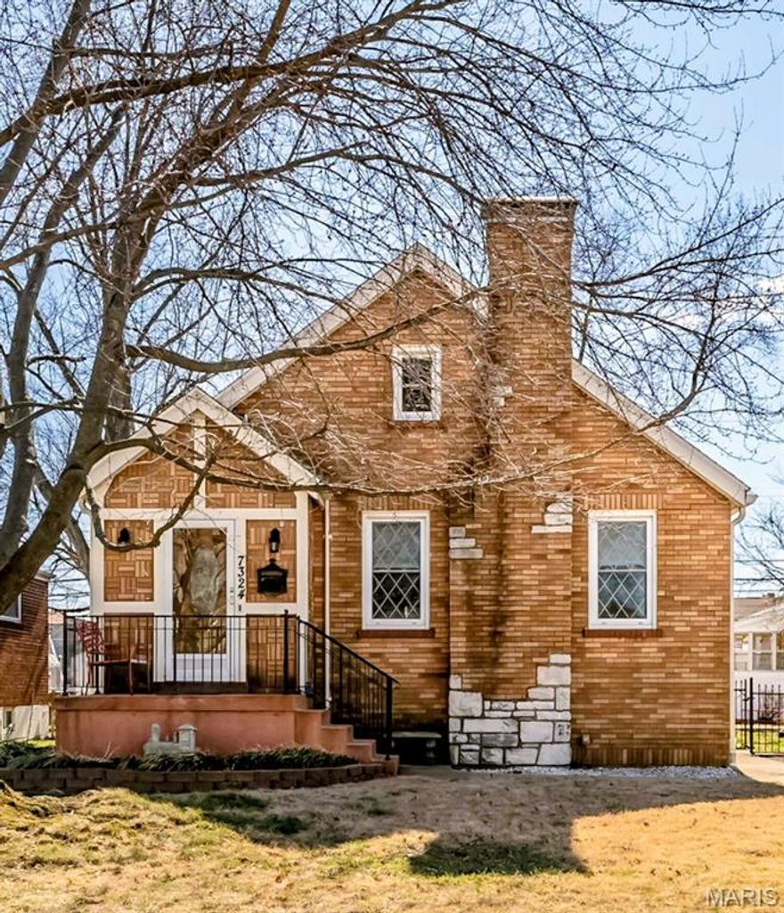 OPEN HOUSE Sunday March 29th 2-4PM for this rare Shrewsbury Unicorn! Forget the 1-car tuck-unders common to the area—this all-brick 1.5-story gem features a massive 3-car detached garage (30x24) PLUS a separate 12x14 lofted workshop shed, a charming 8x12 cottage playhouse and a whole-house generator. Situated on a double lot with a white vinyl privacy fence, this is the ultimate retreat for car enthusiasts, woodworkers, or those needing a home-based studio.  Inside, the main level radiates warmth with gleaming hardwood floors and a cozy gas fireplace. The heart of the home is the retro kitchen, featuring crisp white cabinetry with soft-close drawers, granite countertops, and stainless steel appliances. You’ll love the unique character of the step-down breakfast nook, perfect for morning coffee. Rounding out the main level are two bedrooms and an updated full bathroom. The upper level offers two additional bedrooms and a shared hall bathroom, with one bedroom boasting a versatile bonus area ideal for a nursery, reading nook, or walk-in closet. The living space extends into the partially finished basement, which has been thoughtfully designed to include a dedicated home office, a quiet sleeping room, and a large recreation area, alongside storage and laundry facilities. With every major system updated this home offers the perfect blend of classic St. Louis charm and modern efficiency. Maintenance-free living with a 2025 roof and 2016 HVAC!
