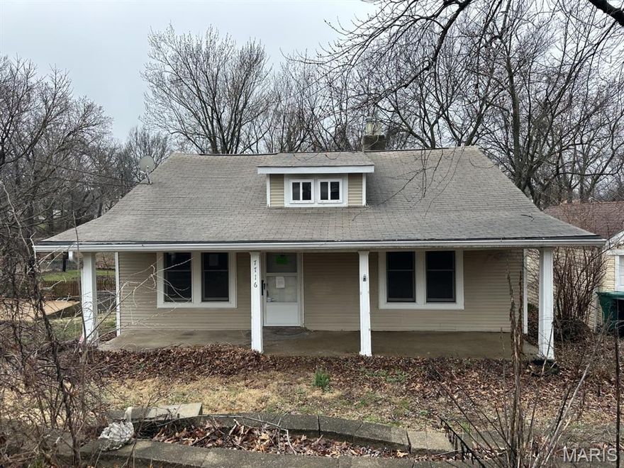 Welcome to your next chapter in homeownership at 7716 Circle Dr – a delightful slice of St. Louis history wrapped in modern potential! Nestled on a generous 0.29-acre lot in the welcoming Normandy community, this cozy 3-bedroom, 1-bath gem boasts 1,124 square feet of classic charm built in 1908 – that's over a century of stories waiting for yours! Picture hardwood floors gleaming under sunlight, tall windows framing peaceful tree-lined views, and a spacious yard perfect for summer barbecues, gardening dreams, or simply unwinding in your own private oasis. Step inside to an inviting layout ripe for personalization: a bright living area that flows effortlessly, a kitchen ready for your culinary flair, and bedrooms that offer peaceful retreats after a busy day. This property shines as an incredible opportunity for first-time buyers, savvy investors, or anyone seeking affordable St. Louis-area living with room to grow. Imagine morning coffee on a future front porch, kids or pets playing in the big backyard, and easy commutes to downtown St. Louis, Lambert Airport, or nearby universities. Normandy's blend of quiet streets, community spirit, and proximity to shopping, parks, and public transit makes this address more than a house – it's a smart, vibrant place to call home.