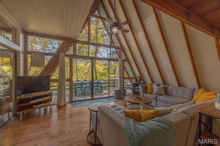 Some retreats make you work to unwind. This one does it for you. This 3-bedroom, 2-bath Expanded Summit II sits in one of Innsbrook's most convenient locations — close to the clubhouse, close to the water, and close to everything that makes a weekend here worth protecting on the calendar. It's the kind of place that pulls you back. Inside, the bones tell the story before you even sit down. Hand-scraped hardwood floors run underfoot, an expansive wall of windows dissolves the line between inside and out, and a pellet stove anchors the room with the kind of warmth that makes you cancel your plans for the rest of the afternoon. The updated kitchen brings in the modern touches that matter: new cabinets, countertops, and appliances that make hosting feel easy rather than effortful. The expanded floorplan gives everyone their space, while the three-seasons room adds a layer of versatility that earns its keep in every season — morning coffee, afternoon card games, rainy day reading. When the evenings settle in, this property really hits its stride. Cozy nights around the pellet stove, dinner off the grill, comfortable outdoor furniture with a view worth sitting still for, the hot tub when the stars come out, and the fire pit when the conversation runs long. Just around the corner, walk down to the dam on Lake Trophy to fish or launch a kayak, and suddenly the whole weekend has a rhythm to it. The property conveys mostly furnished with strong short-term rental history already in place — a rare combination of move-in ready and income-producing from day one. Whether you're looking for a personal escape that pays for itself or a pure investment with staying power, this one delivers on both. Honest bones. Modern comfort. A location that puts everything within reach. Properties like this don't wait long. Come see it before someone else does. Buyer to verify all details.