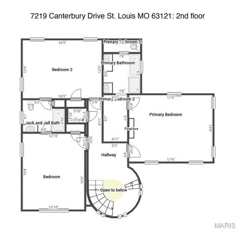 Tiny photo for 7219 Canterbury Drive, St Louis, MO 63121 (MLS # 26030898)