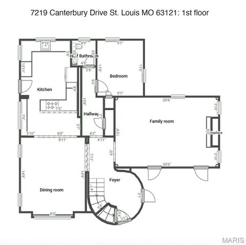 Tiny photo for 7219 Canterbury Drive, St Louis, MO 63121 (MLS # 26030898)