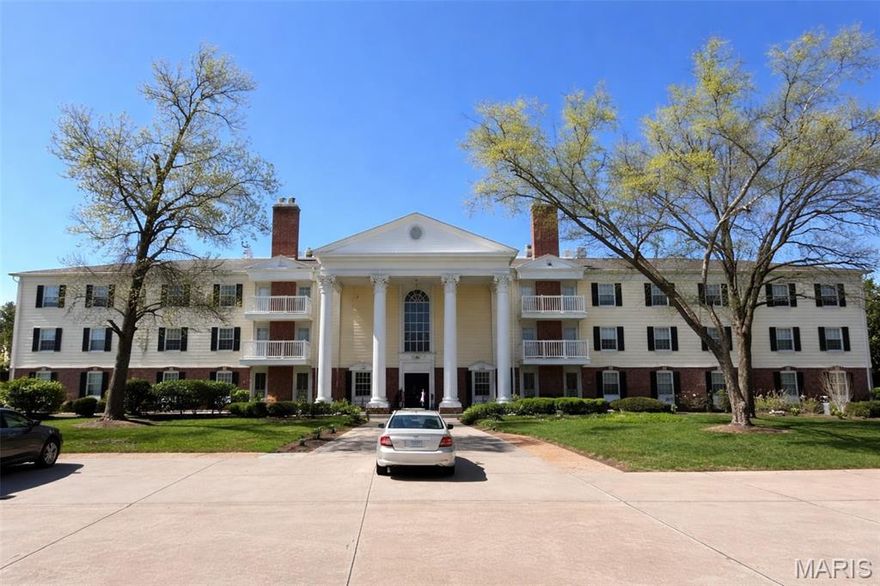 Updated and move-in ready...End unit condo in wonderful Broadmoor. Features large open living spaces with center hall floorplan. Kitchen features include luxury leathered stone counters, stainless steel appliances, new, large center island with breakfast bar, farmhouse sink, custom cabinets, pantry and more! Living room opens to the dining room, which opens to the kitchen. Large hearth room/family room features fireplace and walks out to deck with a lovely view overlooking the swimming pool, perfect for unwinding in the evening or morning coffee. True primary bedroom suite features large walk-in closet and updated primary bathroom with double vanity, walk-in shower...your own private escape. Two more bedrooms plus an additional full bath off the hallway as well as nicely appointed half bath off of the family room/living room. Separate in-unit laundry room located off hallway as well! Unit also features zoned heating and cooling. Take the elevator down to the garage where you will find TWO dedicated parking spaces. Unit also comes with TWO storage areas, one off the third-floor hallway and the other in the lower level. Amenities include TWO swimming pools with nice pool decks, PICKELBALL and tennis courts, clubhouse and exercise room and beautiful community grounds. This really is true carefree living at its best!  Convenient to fine and casual dining, shopping, coffee, and easy access to 141 to get you anywhere you want. This unit has so much to offer...make an appointment today and take a look!