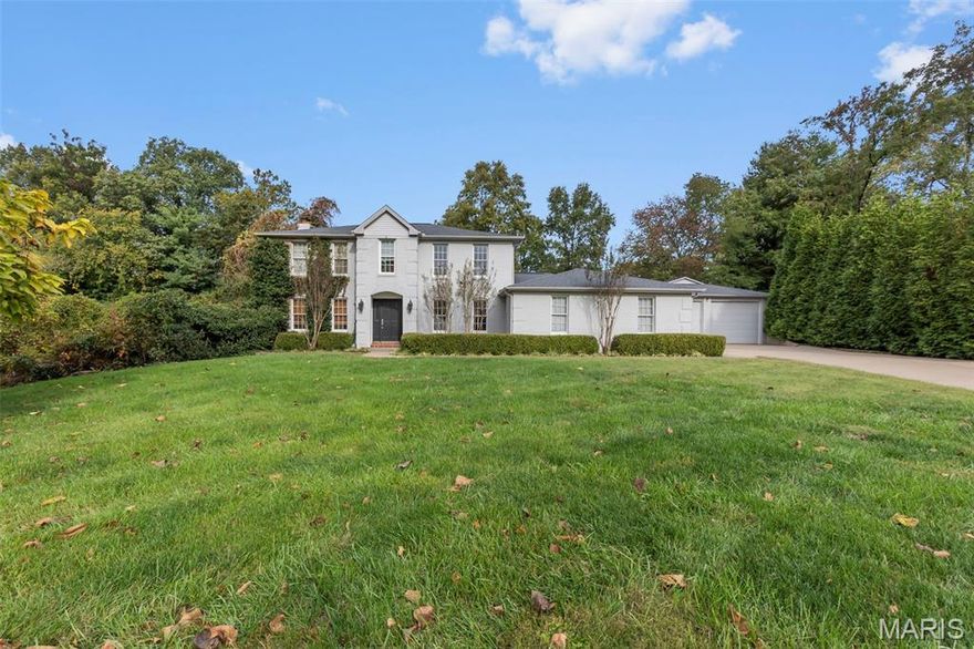 Looking for a gorgeous home right in the heart of Cape Girardeau with room to relax, entertain, and spread out? This one has it all! Set on a private 1.3 acre lot at the end of a quiet cul de sac, you’ll love the peaceful setting that’s still close to everything Cape has to offer.
Inside, you’ll find 4 bedrooms, 3.5 baths, a large dining room, an eat in kitchen, and a spacious main level laundry. The home also features a handy mudroom and a bright sunroom that overlooks the backyard and pool. Custom walnut floors by Stan Seabaugh, two fireplaces, and beautiful built ins give the home its warm, inviting feel.

Step outside to your own backyard oasis...an in ground pool surrounded by lush landscaping and plenty of space for entertaining. And for those who need extra storage or a place to tinker, the detached heated garage is a dream come true, with space for up to eight cars or your favorite hobby setup.