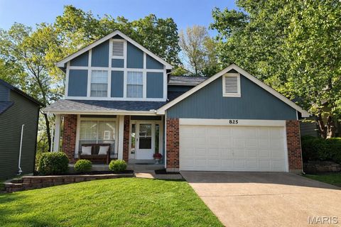 Photo of 825 Ginger Wood Court, Ballwin, MO 63021 (MLS # 26023850)