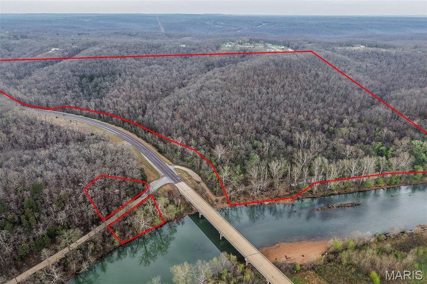 Gasconade River Front Property!   Approximately 1000 feet of riverfront.  There is a cave on the property and tons of wildlife too!  Excellent access off Highway 28.  Sale includes the 5 river lots on Camp Road just across Highway 28.