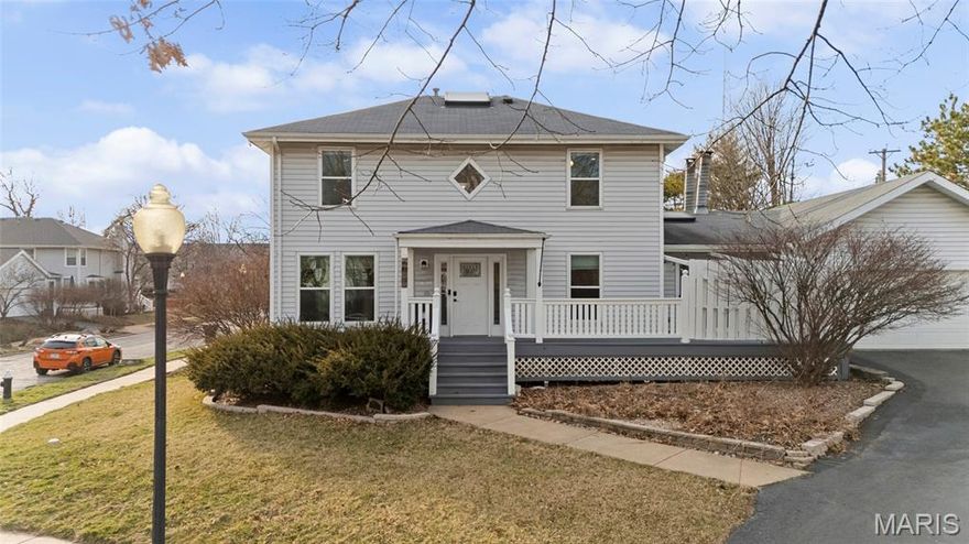 NEW PRICE!!!  On a quiet cul-de-sac corner lot, just steps from a tree-lined neighborhood park and gazebo, this home offers a setting that feels both connected and private. Mornings can begin with a walk through Forest Park, afternoons spent exploring the Delmar Loop, and evenings enjoyed just minutes from Washington University and Barnes-Jewish Hospital—an unbeatable central location with true neighborhood charm. A welcoming front porch sets the tone, leading into light-filled interiors with a natural flow designed for both everyday living and effortless entertaining. Neutral finishes provide a timeless backdrop, while thoughtfully designed spaces create comfort at every turn. The spacious primary suite feels like a retreat of its own, complete with a spa-inspired bath featuring dual vessel sinks, a tiled walk-in shower, and a freestanding soaking tub. Additional bedrooms offer flexibility for guests, hobbies, or growing needs. The finished lower level expands your options with a legal sleeping area featuring an egress window and Murphy bed, a dedicated home office ideal for remote work, bonus space for fitness or media, laundry (washer and dryer stay) and generous storage. The finish in the basement  is an additional 664 feet of finished living space. Outside, the fully fenced courtyard creates a rare sense of privacy. With direct access to the oversized two-car garage, a newly installed patio, and a built-in fire pit with seating wall, the outdoor space is designed for gathering year-round. Sold as-is with city occupancy inspection passed, this home offers comfort, flexibility, and an exceptional location. In a setting like this, home feels exactly where you’re meant to be.