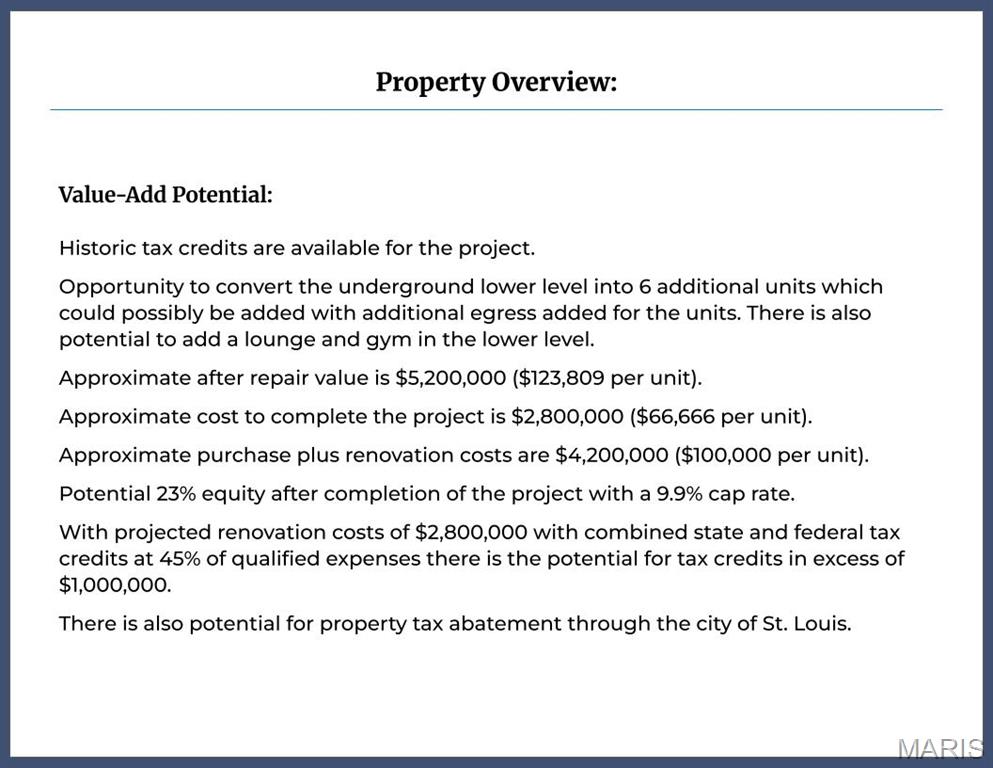 Visitation Park-49 - Residential Income