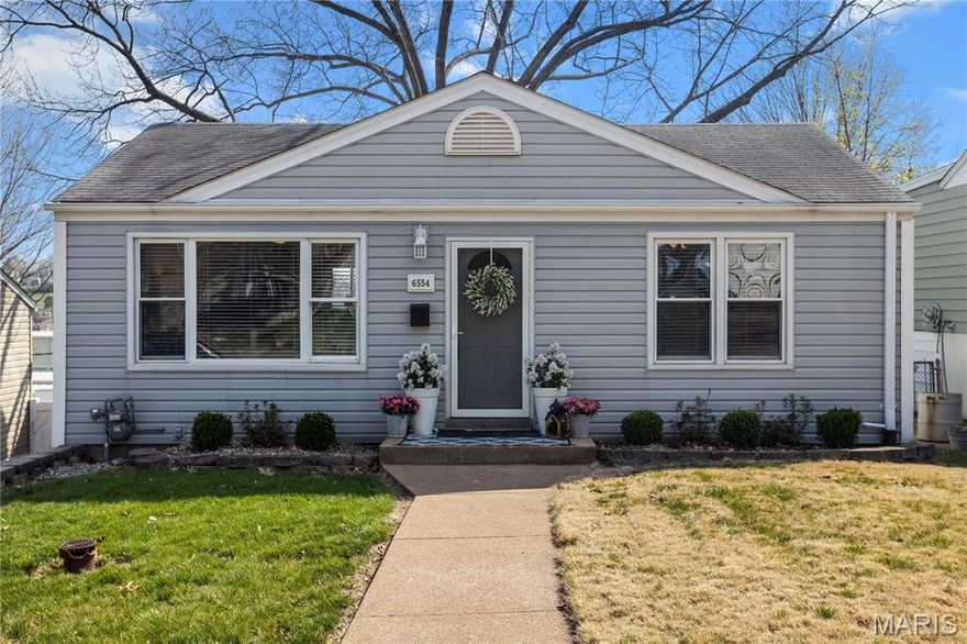 Charming 2-bedroom, 1-bath traditional ranch in highly sought-after Dogtown! This home blends classic character with thoughtful updates, featuring refinished original hardwood floors throughout the family room, hallway, and both bedrooms. The kitchen offers ceramic tile flooring, oak cabinetry with elegant uplighting, and comes fully equipped with a gas stove, microwave, and refrigerator. Enjoy the beautifully landscaped, level lot with newly planted boxwood bushes and stunning white azaleas—perfect for relaxing or entertaining. A long, single-width driveway leads to a gated backyard with a private patio space. The partially finished lower level expands your living area with stylish LVP flooring, a wall-mounted TV, and the perfect setup for game days, movie nights, or binge-watching your favorite shows. You’ll also find a dedicated laundry area with washer and dryer included, plus additional storage space. All this within walking distance to Dogtown’s popular restaurants and neighborhood favorites! This one is sure to go fast—don’t miss your opportunity. Schedule your private showing today!