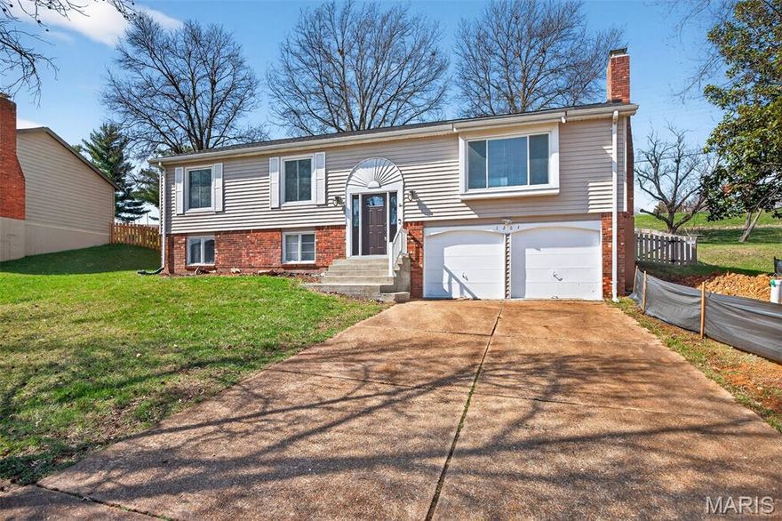 OPEN HOUSE SATURDAY, MARCH 14th from 10:00 AM -12:00 PM!

Welcome to modern living in the heart of Manchester! This beautifully refreshed 4-bedroom, 3-bathroom split-foyer home is situated in the highly sought-after Parkway School District, offering a premier location close to major highways and all the amenities West County has to offer. The interior has been professionally updated with fresh paint throughout, creating a bright and clean atmosphere that is ready for you to move in.

The heart of the home features a spacious kitchen that has been enhanced with new countertops and the addition of a functional pantry for extra storage. These updates complement the stainless steel appliances and lead into an open-concept living and dining area highlighted by soaring vaulted ceilings. The fireplace will be converted to a gas fireplace before you move in making this room all the more cozier. All bathrooms have been stylishly refreshed with newer vanities and toilets, and the home features a durable mix of luxury vinyl flooring and brand-new carpet. To ensure continued comfort and efficiency, the home is also slated to receive new basement windows in the near future.

Beyond the main living areas, you will find a climate-controlled sunroom with its own dedicated split unit, providing the perfect year-round space for an office or playroom. The primary suite offers a private retreat with a walk-in closet and ensuite bath, while the finished lower level provides additional living space with a large family room, a fourth bedroom, and a half bath. Complete with an oversized 2-car garage and a large, fenced-in backyard, this property offers the perfect blend of space and convenience in an unbeatable neighborhood location. 12 month lease minimum and $45 application fee per adult. Available for immediate occupancy!