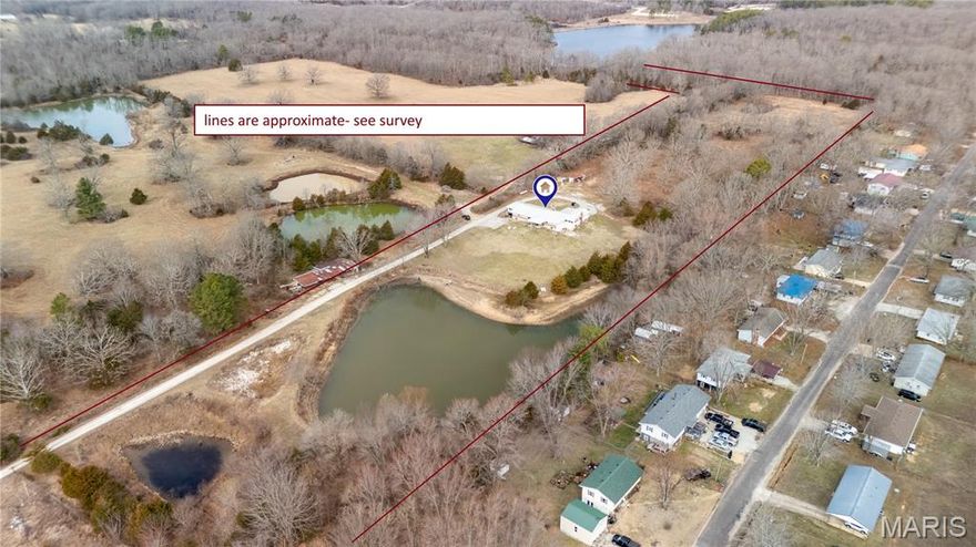 12.94 Acres home  Bordering Conservation Land – Just Outside Salem, MO

This Fixer upper is Tucked away on 12.94 acres and bordering conservation land. It is  located just outside the city limits of Salem, Missouri. With 3 bedrooms and 3.5 bathrooms, each bedroom features its own private bathroom.
This property is a true haven for hunters, and outdoor enthusiasts, with serene ponds and endless opportunities. Inside, enjoy spacious living areas and cozy up by one of the wood-burning fireplaces, with an additional fireplace located in the full unfinished walkout basement.

The home offers solid bones and incredible potential to add your own personal touch. Additional features include a wood-burning furnace, propane forced-air furnace, electric water heater, and a durable metal roof.

Whether you’re searching for a private retreat, hunting property, or future homestead, this one-of-a-kind estate delivers space, privacy, and limitless possibilities. Don’t miss your opportunity to own this beautiful and versatile property.