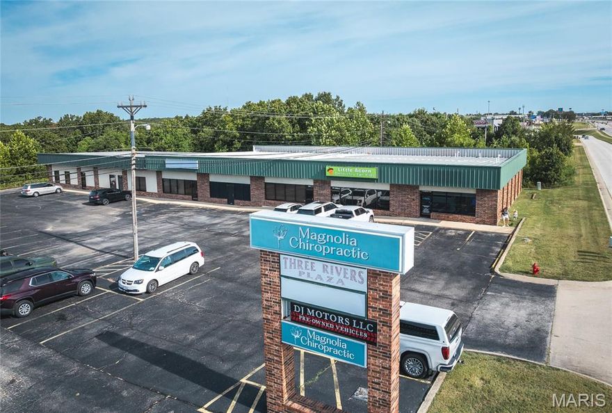 This prime investment property on VFW Memorial Drive in St. Robert sits on 0.8 m/l acres and is offered at $1,500,000. The 11,938 m/l square foot building includes five suites, two of which are vacant and ready to lease. Both vacant units feature spacious office layouts, full-size kitchen break rooms, multiple restrooms, and even walk-in showers, making them versatile spaces well-suited for retail, professional offices, or service businesses. The property also offers ample parking, ensuring convenience for tenants and customers alike. An adjoining 3.23 m/l acre parcel with an 816 m/l square foot commercial building is also available for purchase at $395,000, but only with or following the sale of the primary property. Together, these offerings present an excellent opportunity for investors seeking income potential with room for expansion.