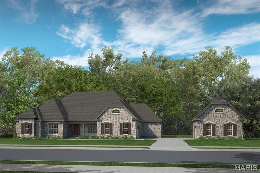 Fischer and Frichtel proudly present luxury new home construction in Cedars Valley, an exclusive neighborhood of homes in the master-planned St. Albans Golf Course community.  This picturesque setting offers 14 stunning homesites, each 1+ Acres and is just minutes from Wildwood Town Center, allowing quick access to shopping, dining and entertainment venues.  Buyers in Cedars Valley will choose from Fischer and Frichtel’s Vista Collection of ranch and 1.5 story homes with open living designs, 4 car auto-court garages and walkout lower levels as standard features.  Floor plans range from approx. 3,328 to 4,109 sq ft.  Additional features include 9 foot ceilings on the main floor, 42-inch gas fireplace, hardwood or LVP flooring in the Kitchen-Breakfast Room-Foyer, double ovens, granite countertops, oversized Kitchen islands, walk in closets, James Hardie siding, 40% required masonry exteriors, exposed aggregate drive-private walk-front porch, Low E windows and more.  Each buyer is paired with a professional design center consultant to assist and guide them through the home selection process as they personalize/customize their home. The Country Club of St. Albans features 2, 18 hole championship golf courses, club dining, an aquatic center, junior programs, tennis courts and an events venue for large gatherings.  Membership in the CCSA is optional for buyers.  Enjoy luxury living in the amazing and exclusive Cedars Valley in St. Albans.