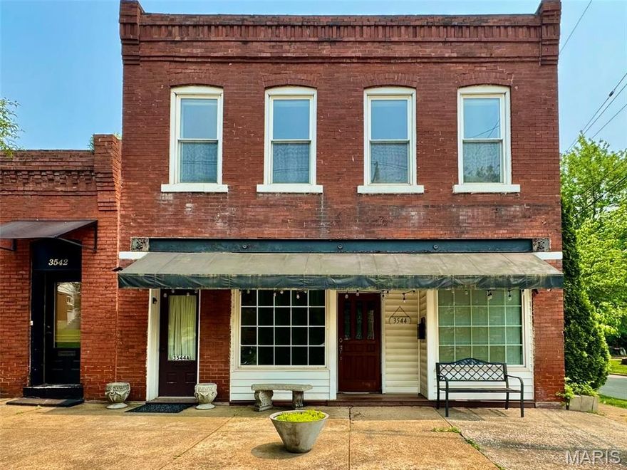 Versatile commercial office opportunity in the heart of Maplewood, a vibrant St. Louis area. Suite offers approximately 1,300 SF, including 1,020 SF on the main level plus a dedicated basement room, with additional storage available in the shared basement. The main level features a private office, open area ideal for cubicles or reception, a powder room, rear kitchenette, staff area that opens to a deck and shared fenced yard—perfect for blending business and lifestyle. This suite is available to be combined with an additional 725 SF secondary suite, featuring a beautifully finished studio-style layout with three large rooms and an additional powder room, allowing for expanded operations or flexible use.  The two suite have their own entrances but also have an interior connection. Ideal for professional services, creative studios, or boutique office/retail concepts. Situated in a bustling community with close proximity to retail, dining, and entertainment hubs.  Modified Gross Lease.  Tenant pays gas and electric utilities, and groundskeeping.