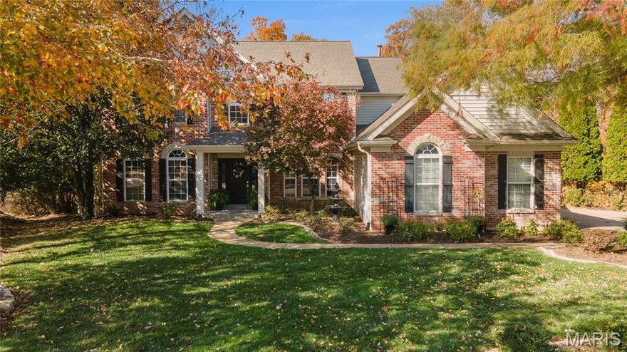 Nestled on a quiet cul-de-sac in a beloved community, walking distant from Castlewood State Park, this gorgeous home offers total privacy in its beautifully wooded backyard. Discover so much on the main level:  an expansive and bright living room, a stunning kitchen that opens to a family room, as well as a dining room and office.  Everyone appreciates the primary suite and laundry on the first floor. Upstairs, unwind in a cozy theater room, while the finished walkout basement features an open staircase, large windows, stone-accent walls, and ample space for recreation or entertaining. Built-in speakers throughout—including the garage and front porch—along with zoned HVAC, dual water heaters, and in-ground irrigation ensure year-round comfort.  So much space for family or guests;  3 upper level bedrooms, each having direct bathroom access, with 2 additional bedrooms (or a workout room) and another full bathroom found in the lower level. Step outside to a large deck overlooking lush, mature trees—perfect for peaceful mornings or lively gatherings. Major updates include a new roof, windows, and siding in 2024, plus a new furnace and air conditioner in 2023. With updated hardwood and carpet flooring throughout, this turnkey home blends high-end comfort with effortless entertaining and relaxed family living.