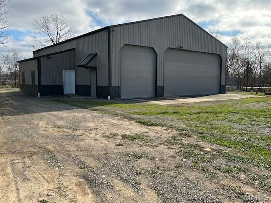 This 3,310 SF newer warehouse/shop building is equipped with four convenient overhead drive-through doors, a small office, and restroom facilities for added convenience. The clear span type construction provides maximum flexibility for layout and usage. Strategically positioned on 1.76 acres at Bloomfield Road & Hwy 74, the property offers ample parking and storage space for ease of operations.