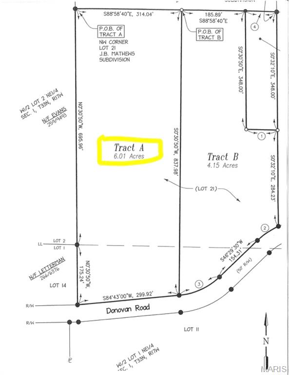 J B MATHEWS SUB-DIV - Land