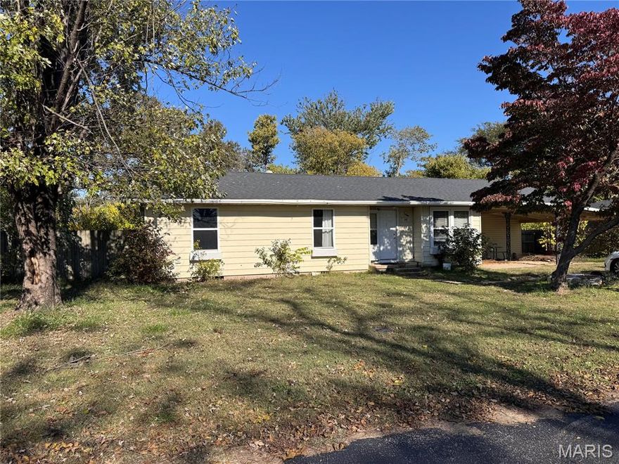 Your new opportunity has arrived at a great price! This home needs some work but is great for any investor looking to renovate or rent. Located only 10 mins outside of Charleston and 20 mins from Sikeston. This cute home has 3 bedrooms and two bathrooms! It sets on a quiet corner lot in the town of Diehlstadt. It has a large two car carport with a large privacy fence in the backyard. Ready to invest in this property? Give me a call today!