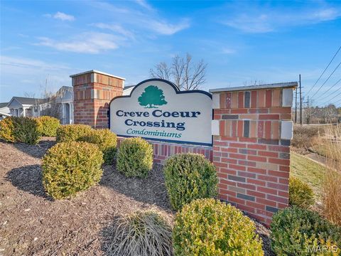 Tiny photo for 1231 Creve Coeur Crossing Lane #J, Chesterfield, MO 63017 (MLS # 26003799)